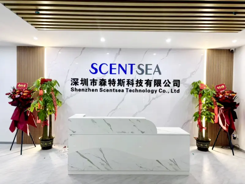 OFFICIEL MEDDELELSE! SCENTSEAS NYE SHENZHEN FABRIK ER NU I DRIFT, FORdobler AROMA DIFFUSER PRODUKTIONSKAPACITETEN