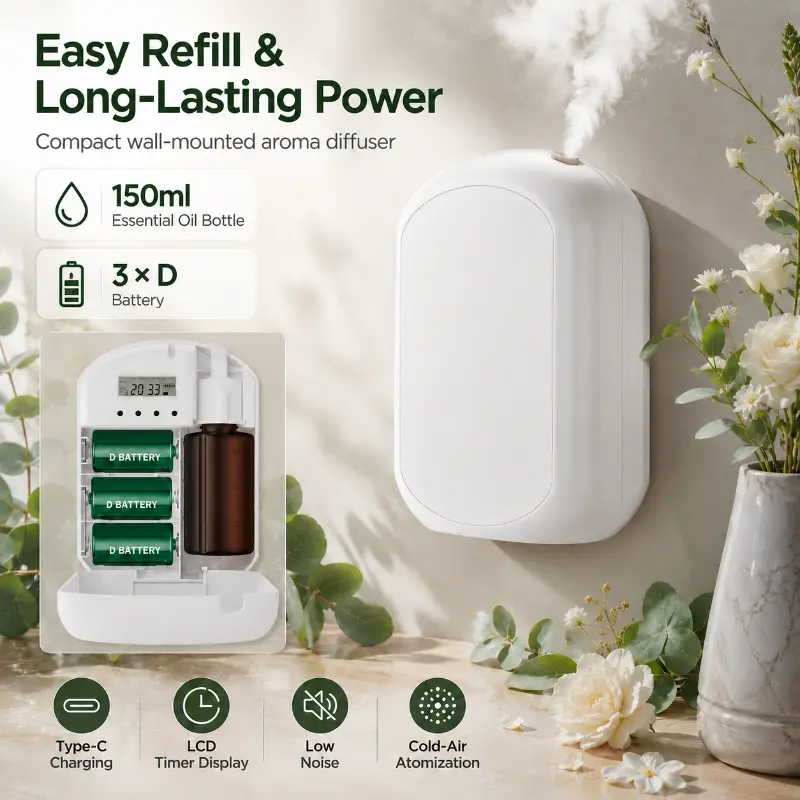 Batteridrevet Toilet Aroma Dispenser